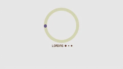 Loading circle icon on transparent background Stock Footage 310222355