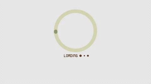 Loading circle icon on transparent background Stock Footage 310222385
