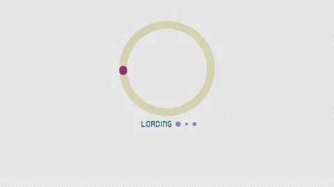 Loading circle icon on transparent background Stock Footage 310222386