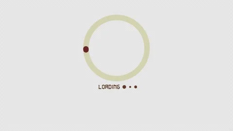 Loading circle icon on transparent background Stock Footage 310222387