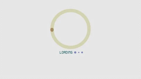 Loading circle icon on transparent background Stock Footage 310222750