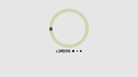Loading circle icon on transparent background Stock Footage 310222753