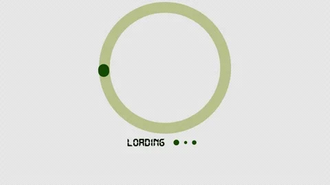 Loading circle icon on transparent background Stock Footage 310222767