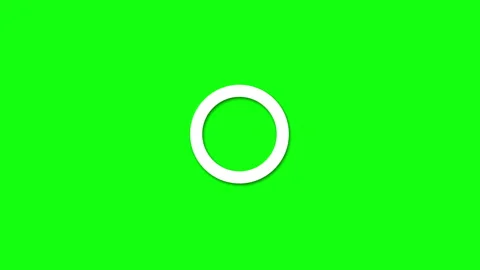Loading Circle Loop Green Screen 4K UHD Stock Footage 301021070