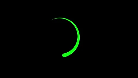 Loading circle progress bar loading icon animated video Stock Footage 307688360