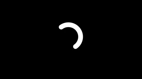 Loading circle progress bar loading icon animated video Stock Footage 307688378