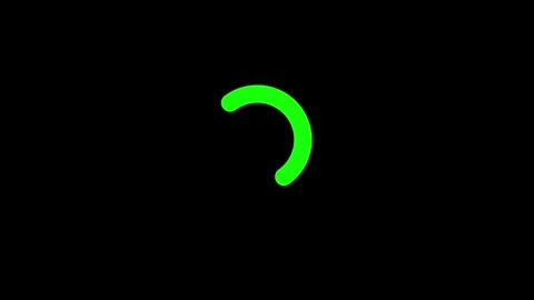 Loading circle progress bar loading icon animated video Stock Footage 307688390