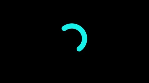 Loading circle progress bar loading icon animated video Stock Footage 307688396