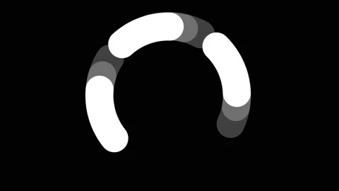 Loading Circle a rotating effect with alpha Channel. Stock-Footage 133421350