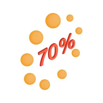 Loading circle sign icon, isometric 3d style Illustrazione stock