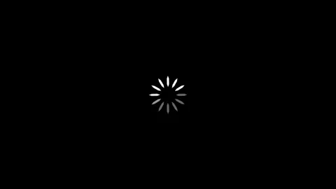 Loading circle spin animation abstract background loopable, dynamic motion .. Stockbeeldmateriaal 339985615