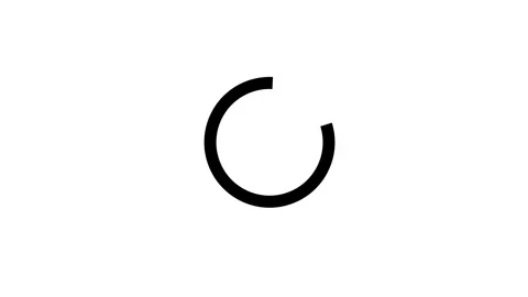 Loading circle transforming to success checkmark Stock Footage 328385914