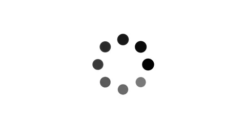 Loading circle on a transparent background animation. Waiting loading wheel oval Stock Footage 337832366