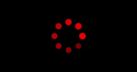 Loading circle on a transparent background animation. Waiting loading wheel oval Stock Footage 337832367