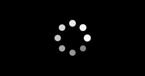 Loading circle on a transparent background animation. Waiting loading wheel oval Vidéo 337832373