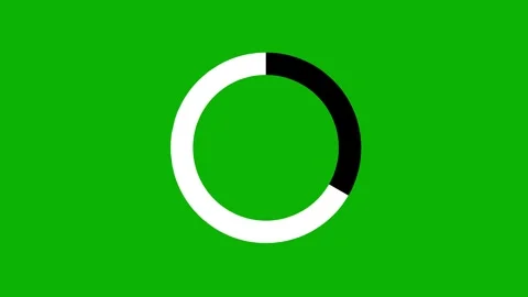 Loading circle two color Animation. Download Progress, Preloaded Interface Buffe Video stock 316474777