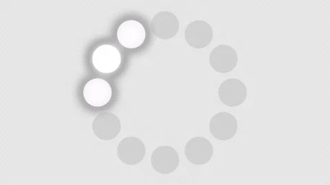 Loading Circle Video with Glow. Loading ... | Stock Video | Pond5