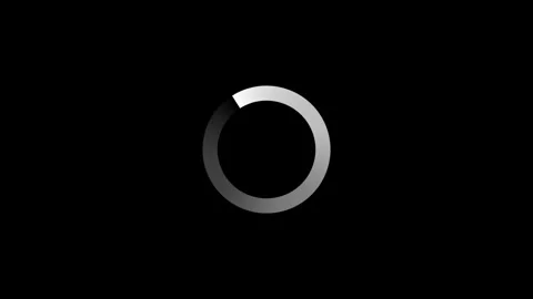 Loading Circle, Video. Loading Animation Icon on Transparent Background. Do.. Stock Footage 306557815
