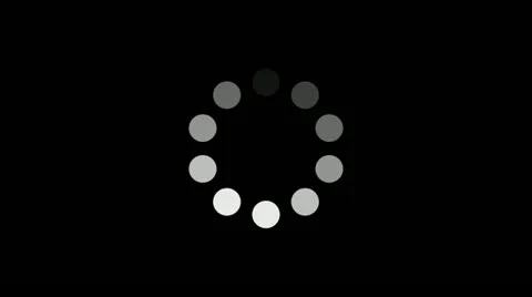 Loading Circle w/ Alpha (60fps) Stock Footage 21844951