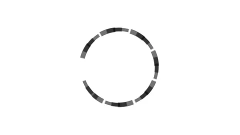 Loading circle on white background animation with alpha channel. Stock-Footage 132803727