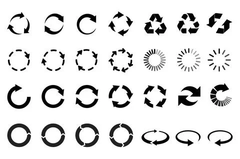 Loading Circular Arrows Stock Illustration