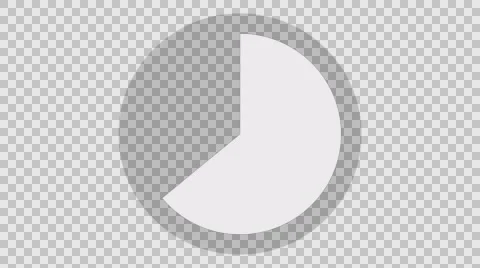 Loading Clock Interface w/ Alpha (25fps) Video stock 59740820