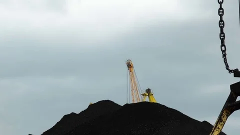 Loading of Coal Stock Footage 69918066