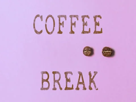 Loading with coffee bean in animation Stock Footage 81164351