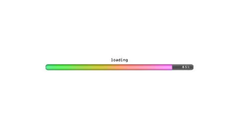 Loading color gradient green background Illustrazione stock