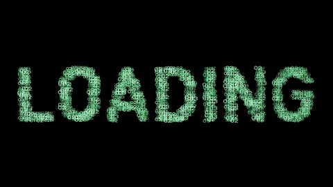 Loading computer numbers data software technology Stock Footage 120518483