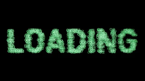 Loading computer numbers data software technology Stock Footage 120537708