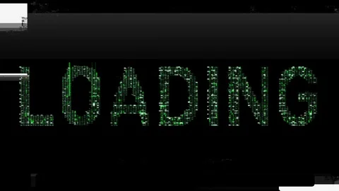 Loading computer numbers data software technology Stock Footage 120537753