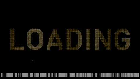 Loading computer numbers data software technology Stock Footage 120537775