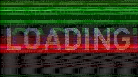 Loading computer numbers data software technology Stock Footage 120537887