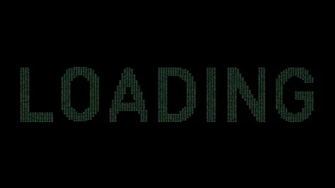 Loading computer numbers data software technology Stock Footage 120537914