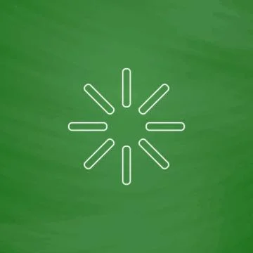 Loading computer symbol Illustrazione stock