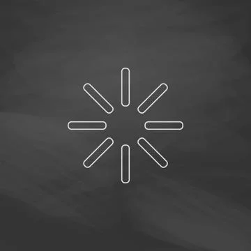 Loading computer symbol Illustrazione stock