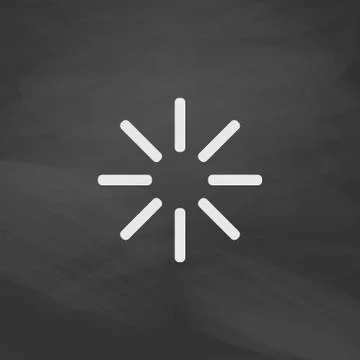 Loading computer symbol Illustrazione stock