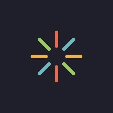 Loading computer symbol Stock Illustration