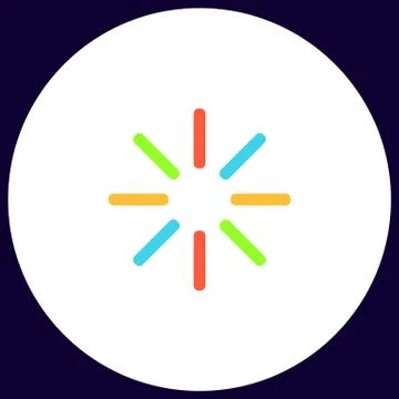 Loading computer symbol Stock Illustration