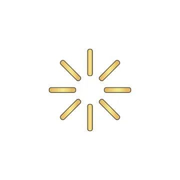 Loading computer symbol Illustrazione stock