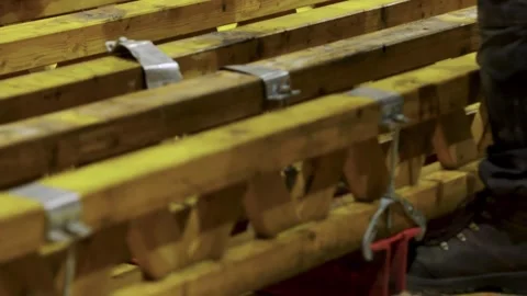 Loading construction materials Stock Footage 252030808