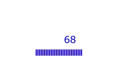 Loading counting animated on a white col... | Stock Video | Pond5