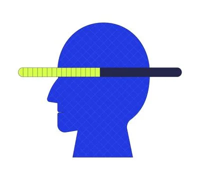Loading data 2D illustration concept Stock Illustration