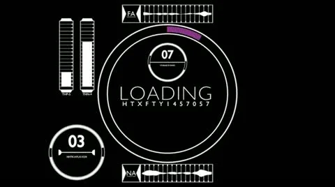 Loading - Data (HD+Loop) 스톡 동영상 12129055