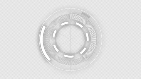 Loading Data HUD Glowing Effect Stock Footage 315586195