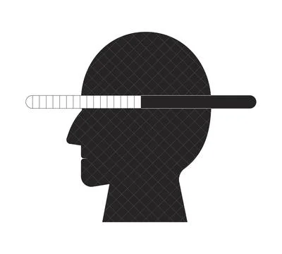 Loading data line illustration concept 스톡 일러스트