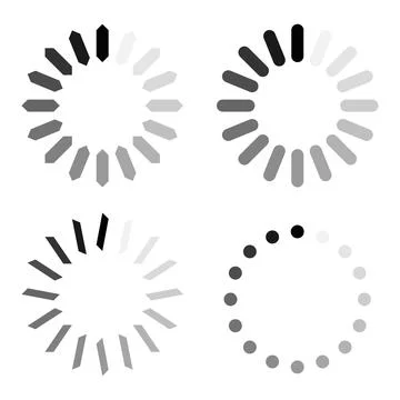 Loading  for design of applications and Internet services. Stock Illustration