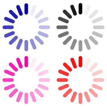 Loading  for design of applications and Internet services. Stock Illustration