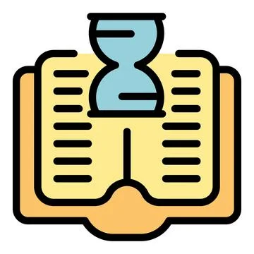 Loading digital book icon vector flat Stockillustratie
